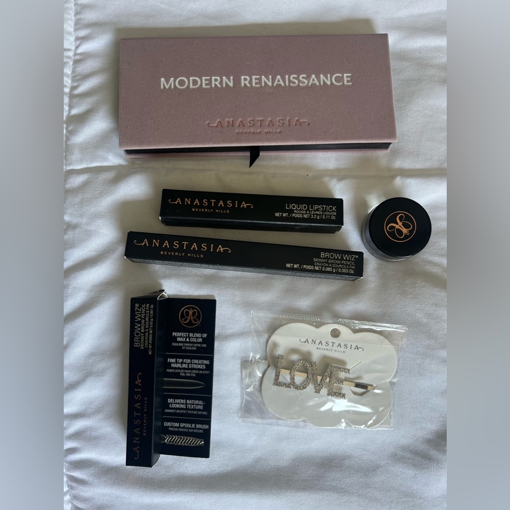 Anastasia Beverly Hills makeup bundle - eyeshadow eyebrow liquid lip